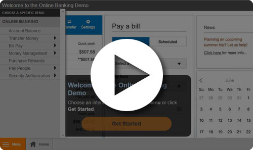 Watch the Online Banking demo